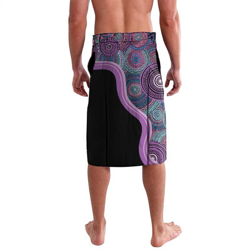 Inspirational Fight Cancers In All Color Personalised Lavalava Dragonfly Aboriginal Art