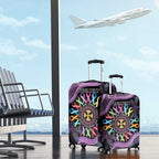 Inspirational Fight Cancers In All Color Personalised Luggage Cover Dragonfly Aboriginal Art