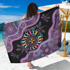 Inspirational Fight Cancers In All Color Personalised Sarong Dragonfly Aboriginal Art