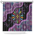 Inspirational Fight Cancers In All Color Personalised Shower Curtain Dragonfly Aboriginal Art