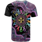 Inspirational Fight Cancers In All Color Personalised T Shirt Dragonfly Aboriginal Art