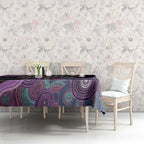 Inspirational Fight Cancers In All Color Personalised Tablecloth Dragonfly Aboriginal Art