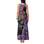 Inspirational Fight Cancers In All Color Personalised Tank Maxi Dress Dragonfly Aboriginal Art