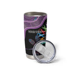 Inspirational Fight Cancers In All Color Personalised Tumbler Cup Dragonfly Aboriginal Art