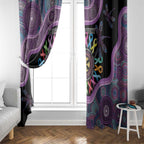 Inspirational Fight Cancers In All Color Personalised Window Curtain Dragonfly Aboriginal Art