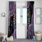 Inspirational Fight Cancers In All Color Personalised Window Curtain Dragonfly Aboriginal Art