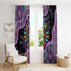 Inspirational Fight Cancers In All Color Personalised Window Curtain Dragonfly Aboriginal Art