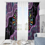 Inspirational Fight Cancers In All Color Personalised Window Curtain Dragonfly Aboriginal Art
