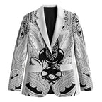 2026 Autumn Rugby Nations New Zealand Custom Blazer White Kowhaiwhai Maori Tribal Taniko Motif