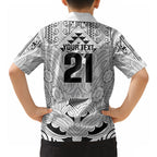 2026 Autumn Rugby Nations New Zealand Custom Hawaiian Shirt White Kowhaiwhai Maori Tribal Taniko Motif