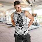2026 Autumn Rugby Nations New Zealand Custom Men Tank Top White Kowhaiwhai Maori Tribal Taniko Motif
