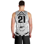 2026 Autumn Rugby Nations New Zealand Custom Men Tank Top White Kowhaiwhai Maori Tribal Taniko Motif