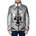 2026 Autumn Rugby Nations New Zealand Custom Padded Jacket White Kowhaiwhai Maori Tribal Taniko Motif