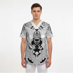 2026 Autumn Rugby Nations New Zealand Custom Scrub Top White Kowhaiwhai Maori Tribal Taniko Motif