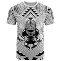 2026 Autumn Rugby Nations New Zealand Custom T Shirt White Kowhaiwhai Maori Tribal Taniko Motif