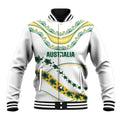 2026 Autumn Rugby Nations Australia Custom Baseball Jacket Indigenous Turtle Aboriginal Dot Art