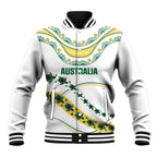 2026 Autumn Rugby Nations Australia Custom Baseball Jacket Indigenous Turtle Aboriginal Dot Art