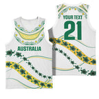 2026 Autumn Rugby Nations Australia Custom Basketball Jersey Indigenous Turtle Aboriginal Dot Art