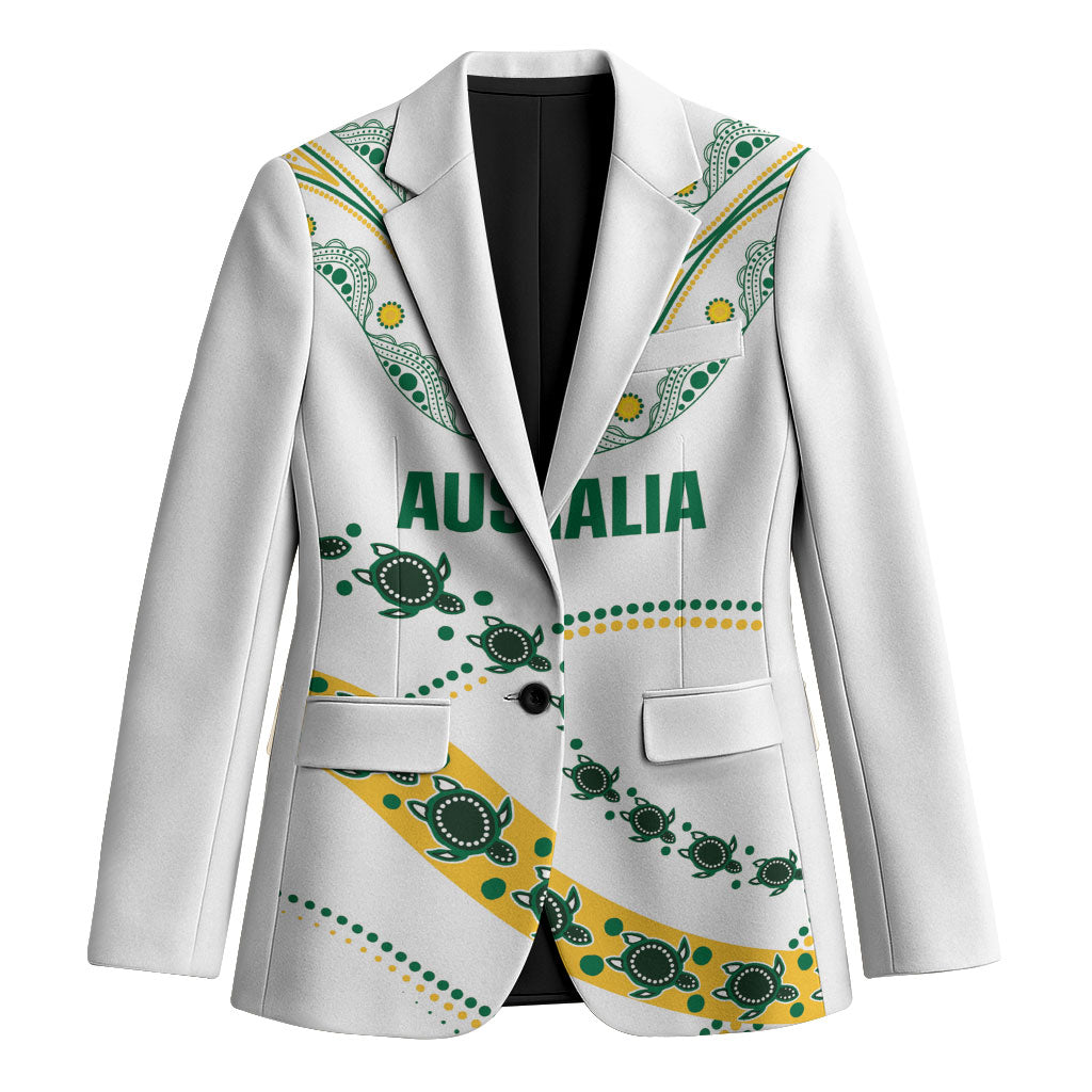 2026 Autumn Rugby Nations Australia Custom Blazer Indigenous Turtle Aboriginal Dot Art