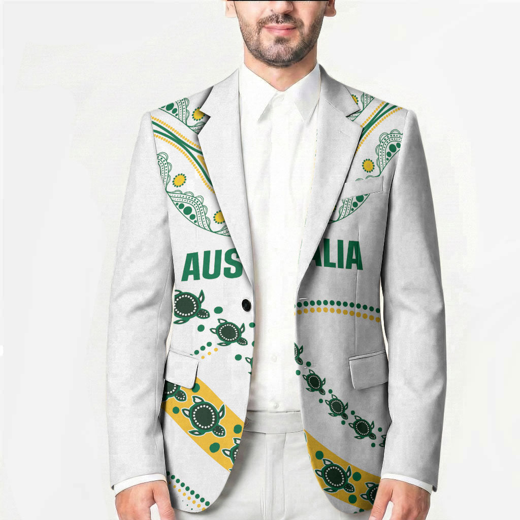 2026 Autumn Rugby Nations Australia Custom Blazer Indigenous Turtle Aboriginal Dot Art