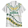 2026 Autumn Rugby Nations Australia Custom Hawaiian Shirt Indigenous Turtle Aboriginal Dot Art