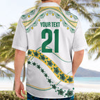 2026 Autumn Rugby Nations Australia Custom Hawaiian Shirt Indigenous Turtle Aboriginal Dot Art