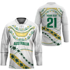 2026 Autumn Rugby Nations Australia Custom Hockey Jersey Indigenous Turtle Aboriginal Dot Art