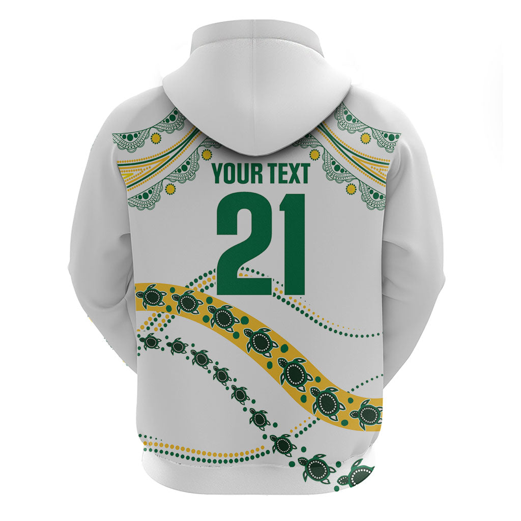 2026 Autumn Rugby Nations Australia Custom Hoodie Indigenous Turtle Aboriginal Dot Art