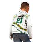 2026 Autumn Rugby Nations Australia Custom Kid Hoodie Indigenous Turtle Aboriginal Dot Art