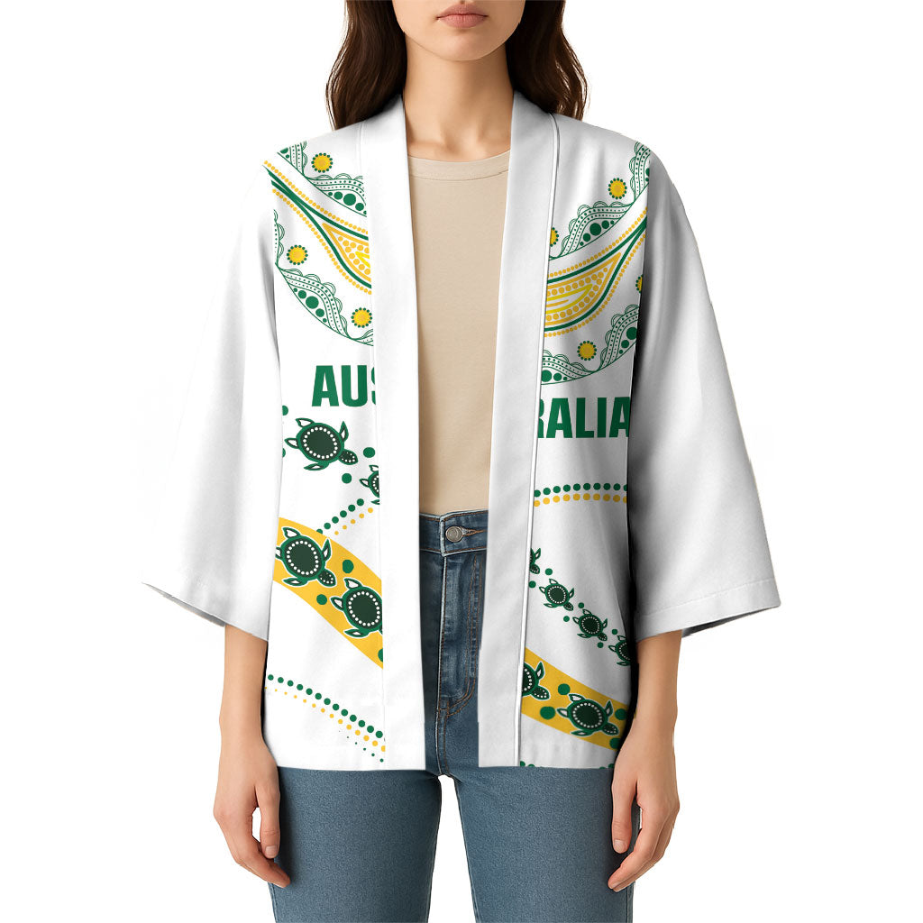 2026 Autumn Rugby Nations Australia Custom Kimono Indigenous Turtle Aboriginal Dot Art