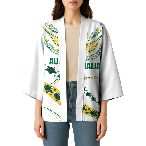 2026 Autumn Rugby Nations Australia Custom Kimono Indigenous Turtle Aboriginal Dot Art