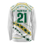 2026 Autumn Rugby Nations Australia Custom Long Sleeve Shirt Indigenous Turtle Aboriginal Dot Art