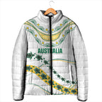 2026 Autumn Rugby Nations Australia Custom Padded Jacket Indigenous Turtle Aboriginal Dot Art