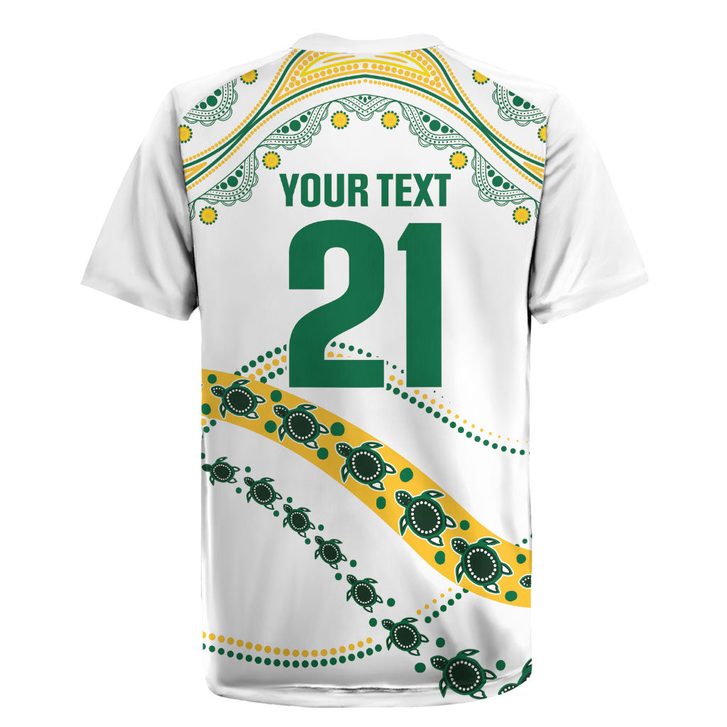 2026 Autumn Rugby Nations Australia Custom Rugby Jersey Indigenous Turtle Aboriginal Dot Art
