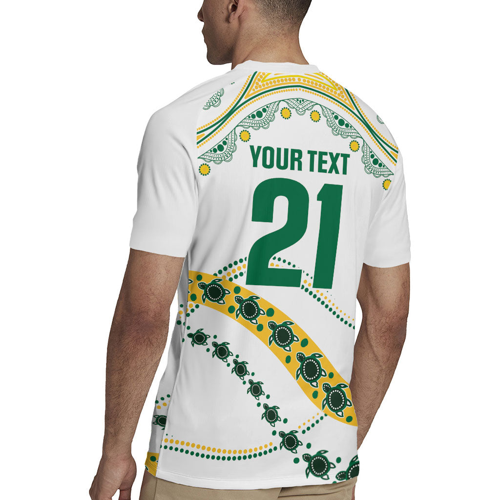 2026 Autumn Rugby Nations Australia Custom Rugby Jersey Indigenous Turtle Aboriginal Dot Art