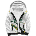 2026 Autumn Rugby Nations Australia Custom Sherpa Hoodie Indigenous Turtle Aboriginal Dot Art