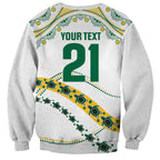 2026 Autumn Rugby Nations Australia Custom Sweatshirt Indigenous Turtle Aboriginal Dot Art