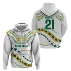 2026 Autumn Rugby Nations Australia Custom Zip Hoodie Indigenous Turtle Aboriginal Dot Art