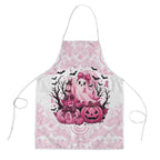 Aboriginal Pink Ghost Pumpkin Apron Aboriginal Halloween Wear Pink