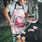 Aboriginal Pink Ghost Pumpkin Apron Aboriginal Halloween Wear Pink