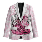 Aboriginal Pink Ghost Pumpkin Blazer Aboriginal Halloween Wear Pink