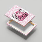 Aboriginal Pink Ghost Pumpkin Canvas Wall Art Aboriginal Halloween Wear Pink
