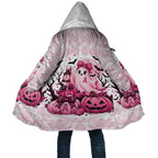 Aboriginal Pink Ghost Pumpkin Cloak Aboriginal Halloween Wear Pink