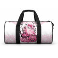 Aboriginal Pink Ghost Pumpkin Duffle Bag Aboriginal Halloween Wear Pink