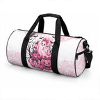 Aboriginal Pink Ghost Pumpkin Duffle Bag Aboriginal Halloween Wear Pink