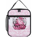 Aboriginal Pink Ghost Pumpkin Lunch Bag Aboriginal Halloween Wear Pink