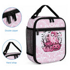 Aboriginal Pink Ghost Pumpkin Lunch Bag Aboriginal Halloween Wear Pink