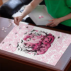 Aboriginal Pink Ghost Pumpkin Puzzle Aboriginal Halloween Wear Pink