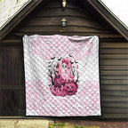 Aboriginal Pink Ghost Pumpkin Quilt Aboriginal Halloween Wear Pink
