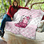 Aboriginal Pink Ghost Pumpkin Quilt Aboriginal Halloween Wear Pink